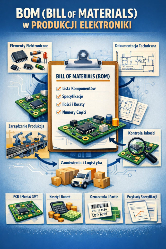 BOM przy produkcji elektroniki